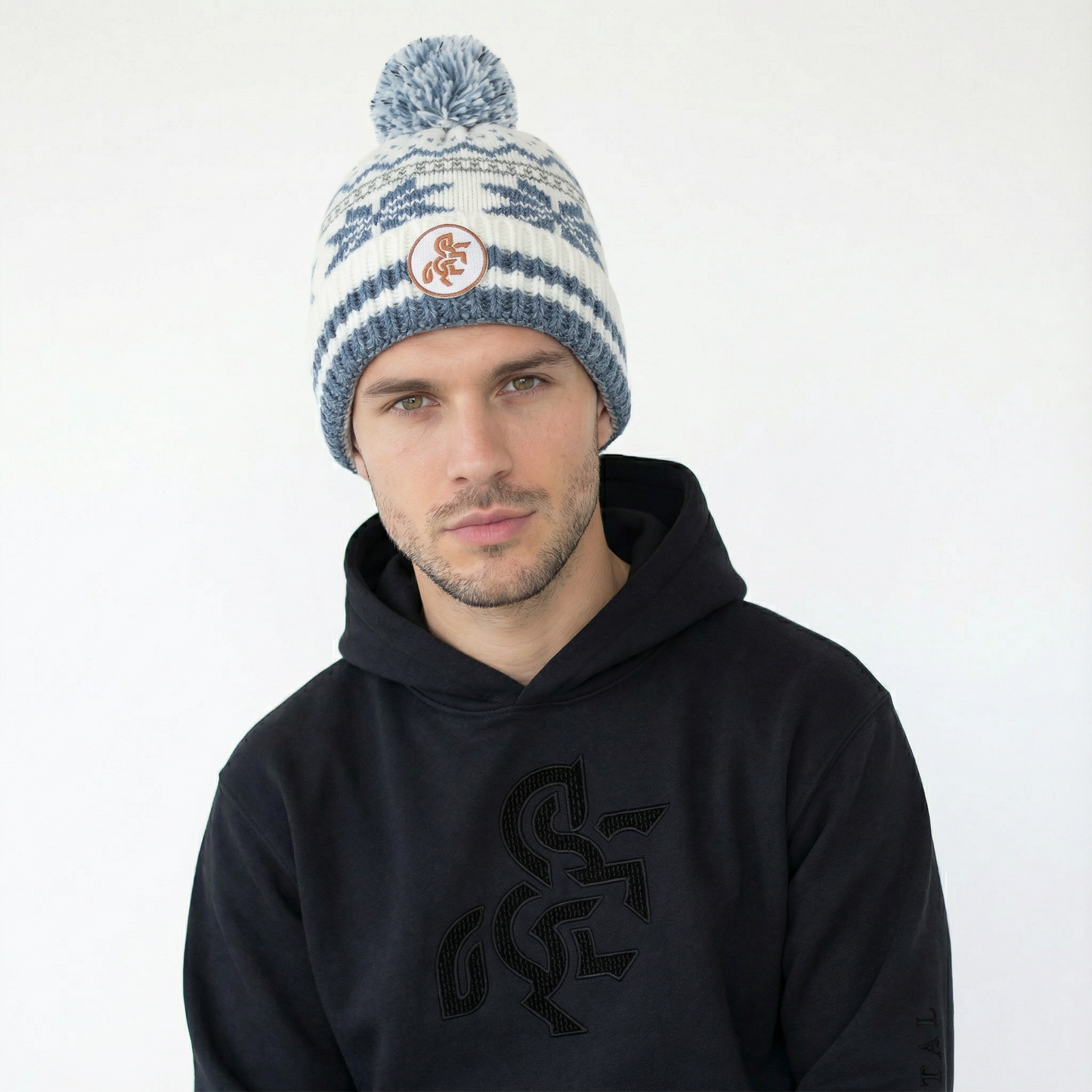 Unisex Beanie Nordic style Blue