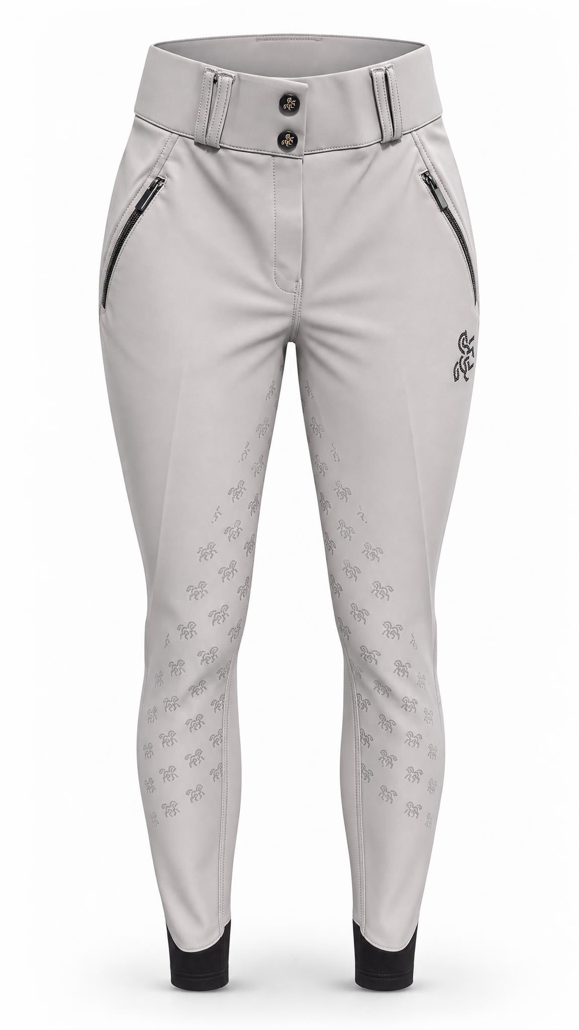 Women's Full Grip Breeches Grey