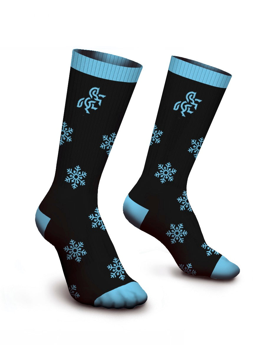 Black Winter Socks