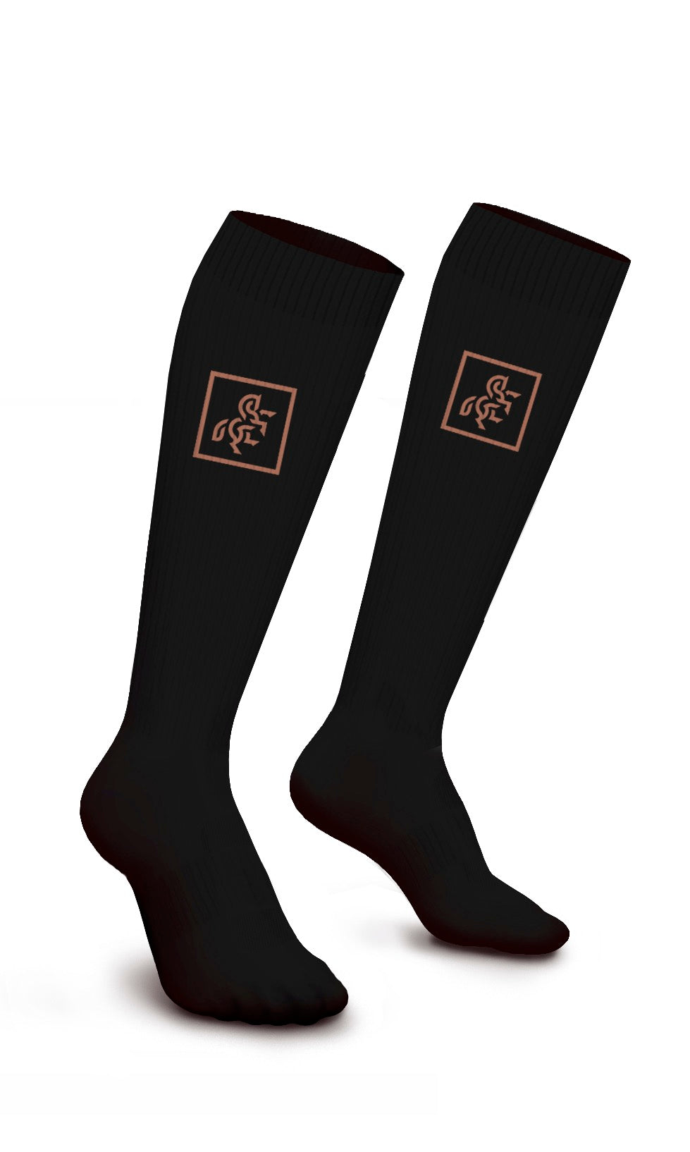 Black Knee Socks HP Logo
