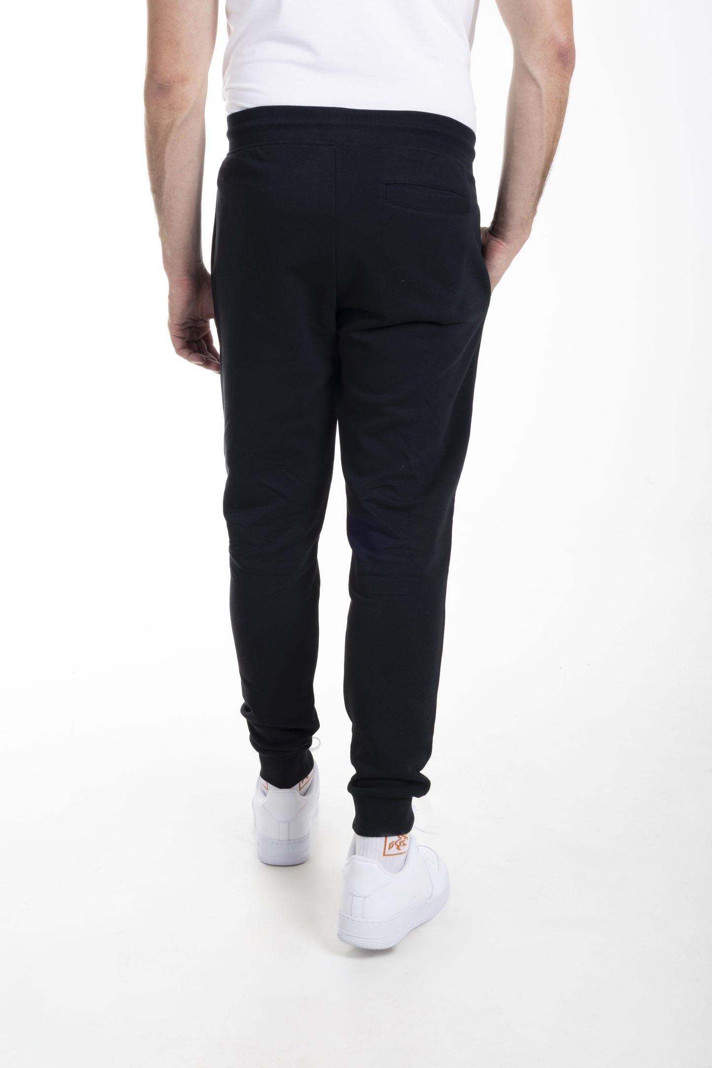 Men's Black Sweatpants Bronze Logo