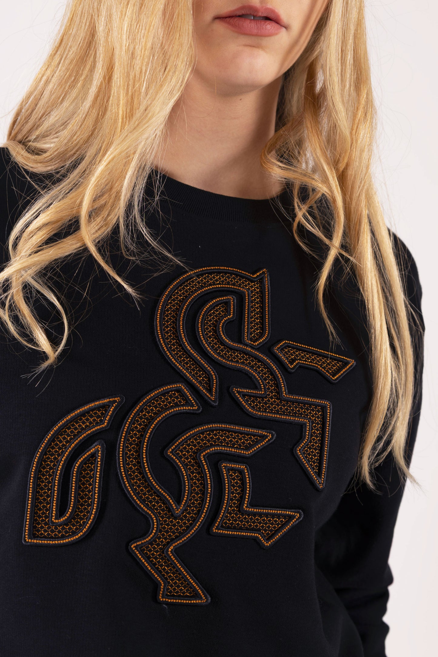 Women's Black Sweatshirt - Dark Logo