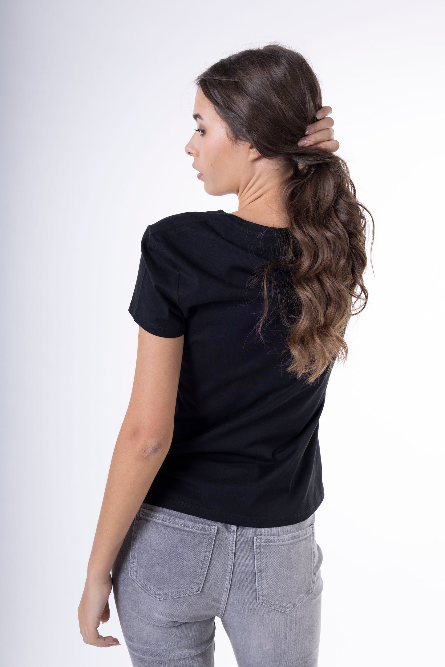 Women's Black T-Shirt - King Logo