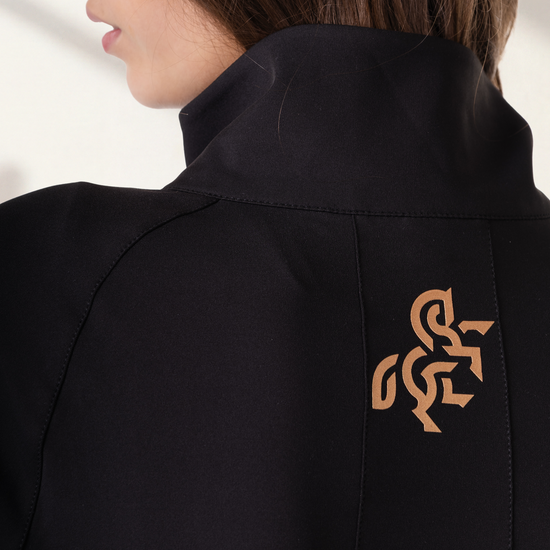 Women's Jacket with front quilting Black