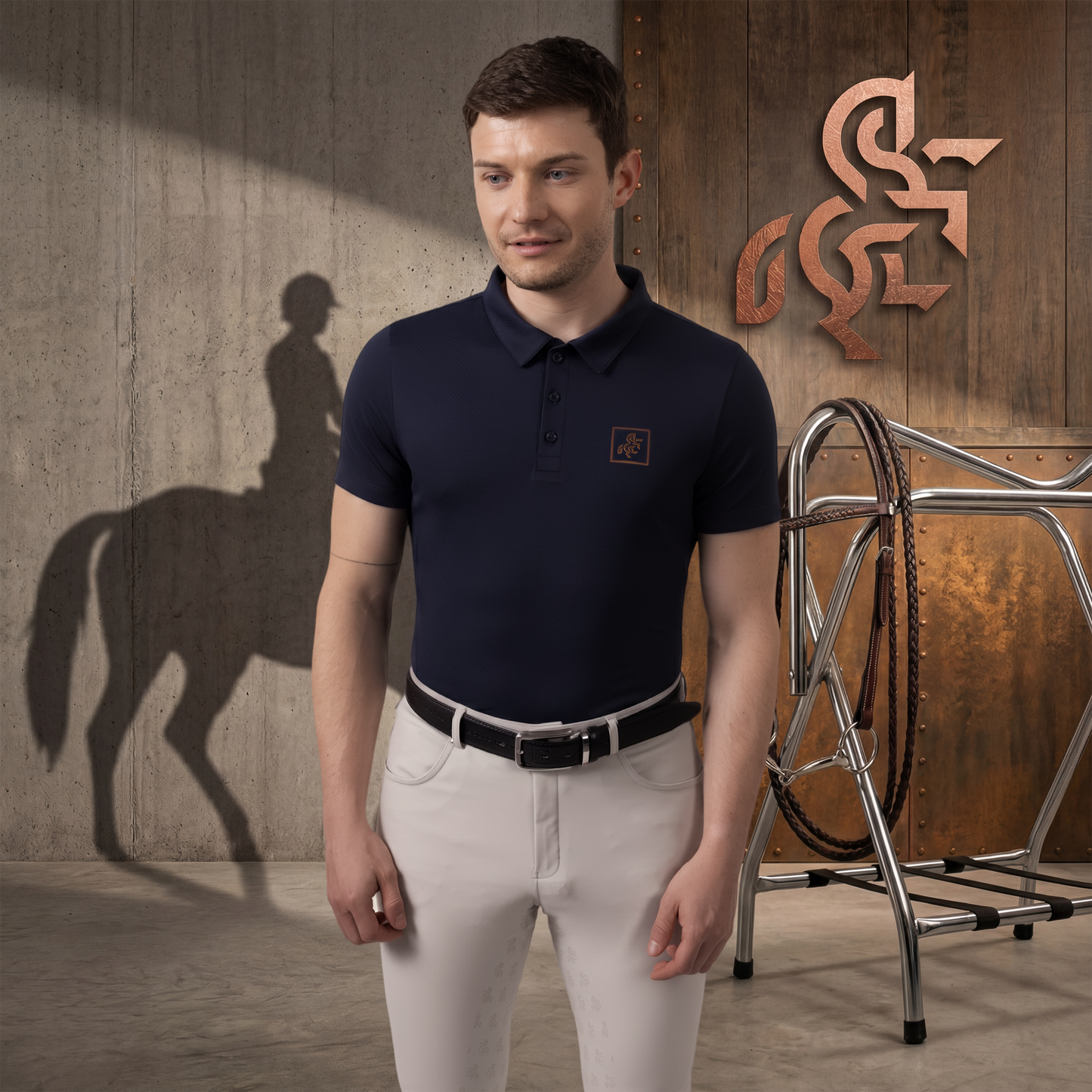 Men's Polo T-shirt Navy