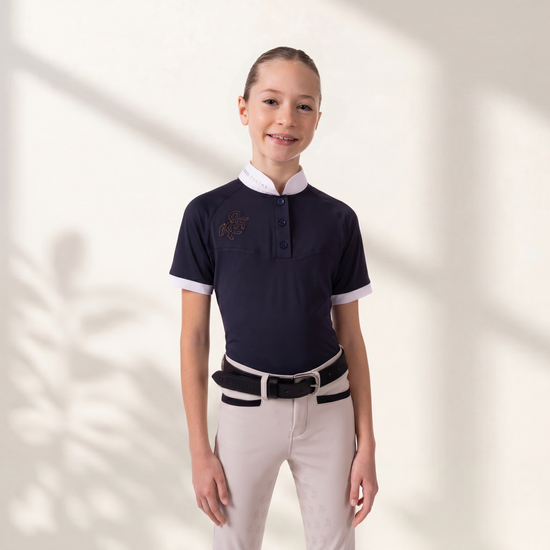 Girls' Show Shirt Navy
