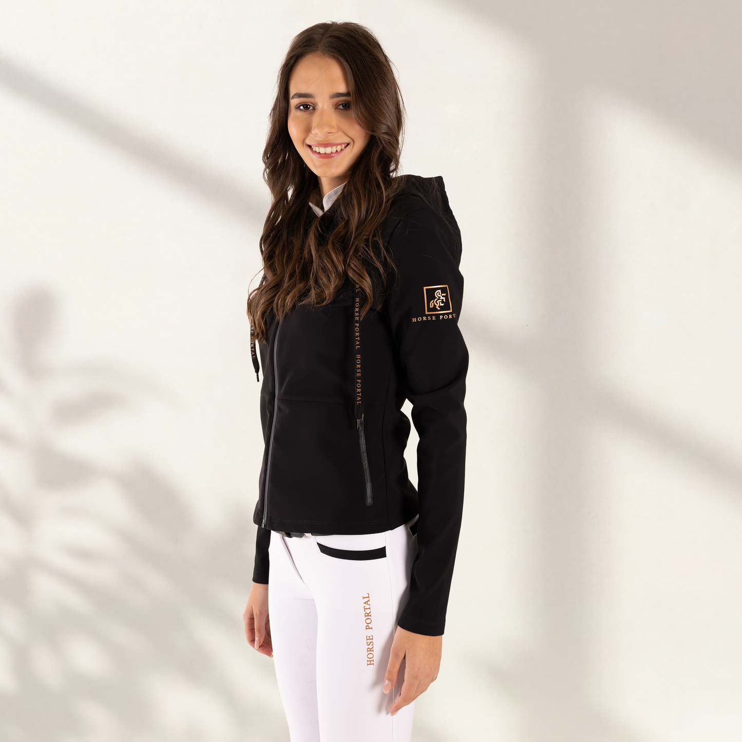 Women's jacket with Quilted Hoodie
