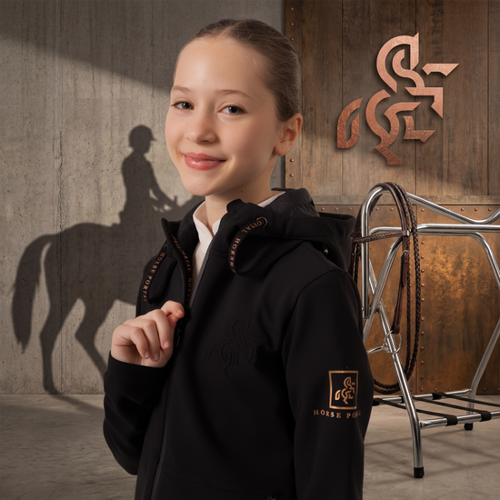 Girls' jacket with Quilted Hoodie