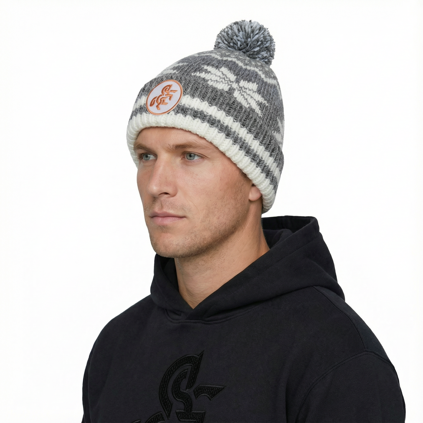 Unisex Beanie Nordic style Gray