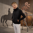Boys' jacket with front quilting