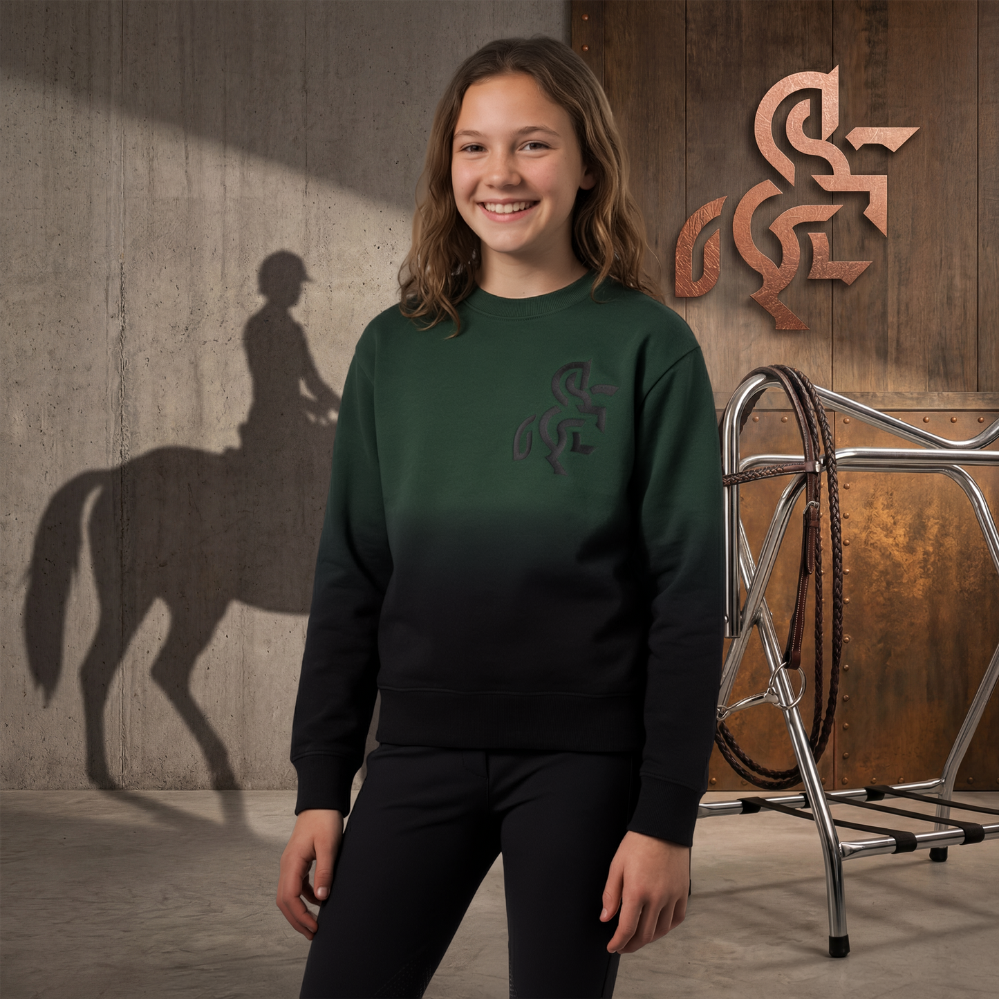 Girls' Ombrey Sweatshirt