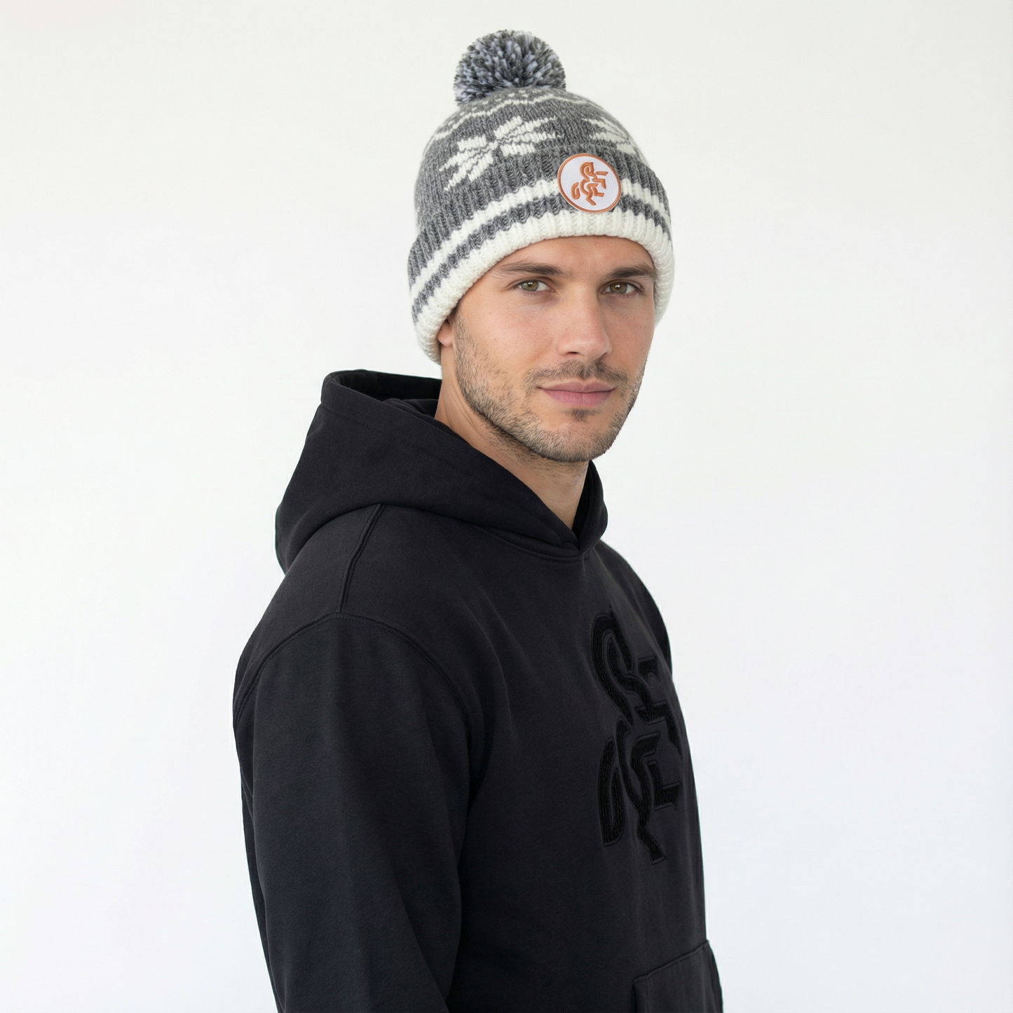 Unisex Beanie Nordic style Gray