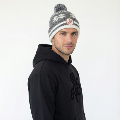 Unisex Beanie Nordic style Gray