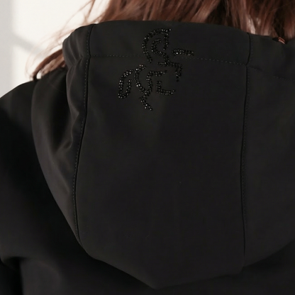 Women's jacket with Quilted Hoodie