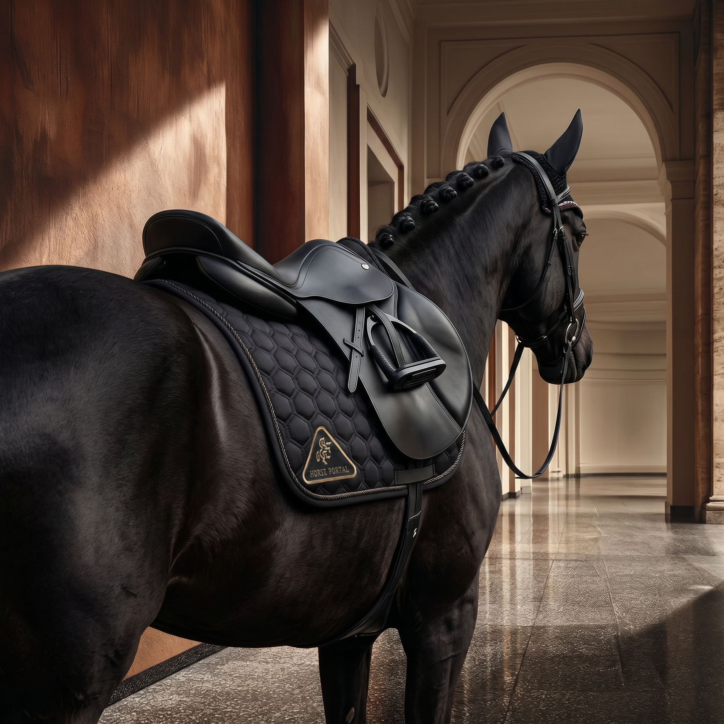 Jumping Saddle Pad Black