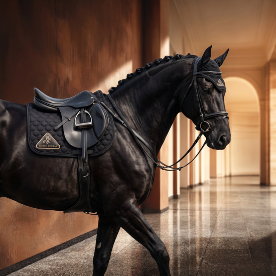 Jumping Saddle Pad Black