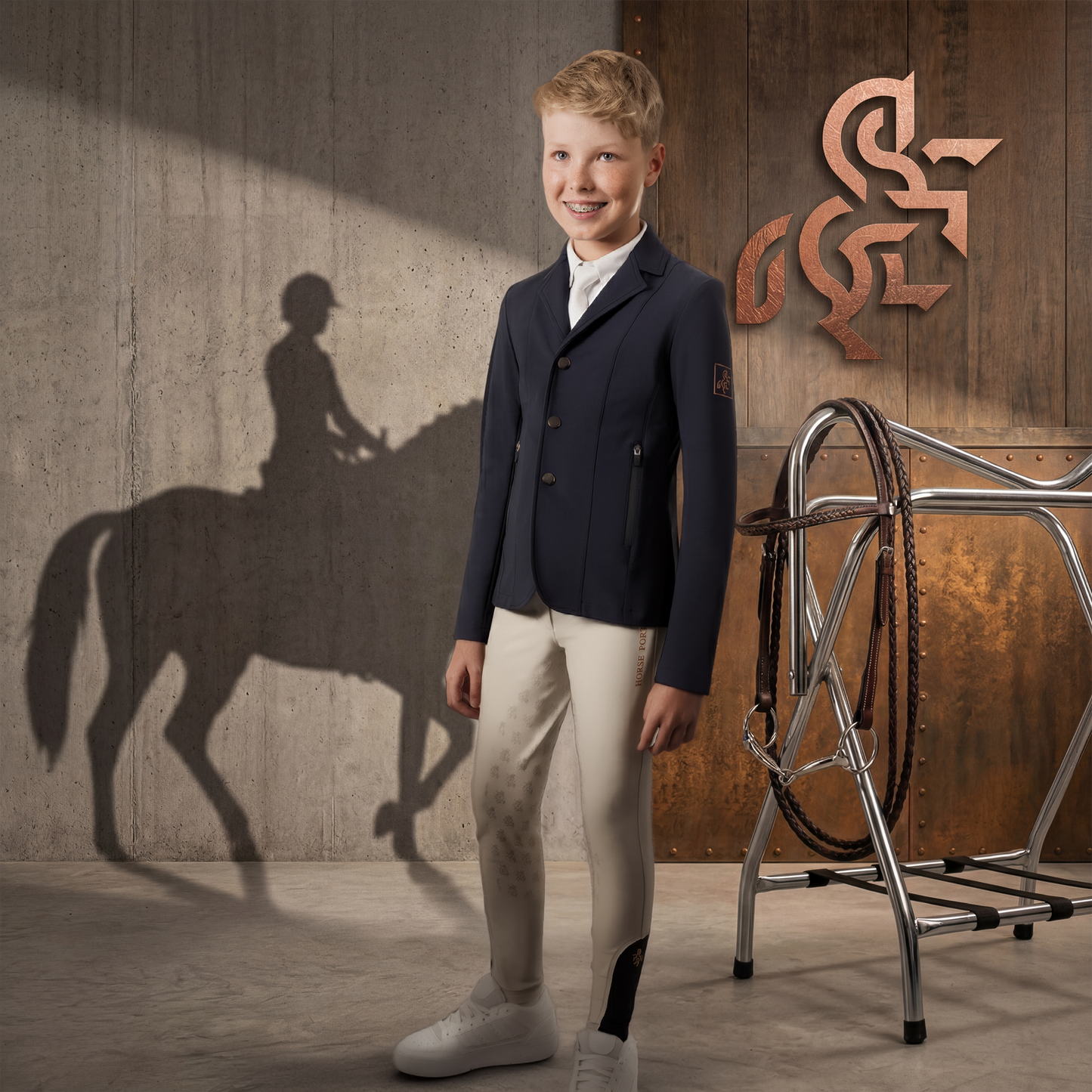 Kids' Competition Full Grip Breeches