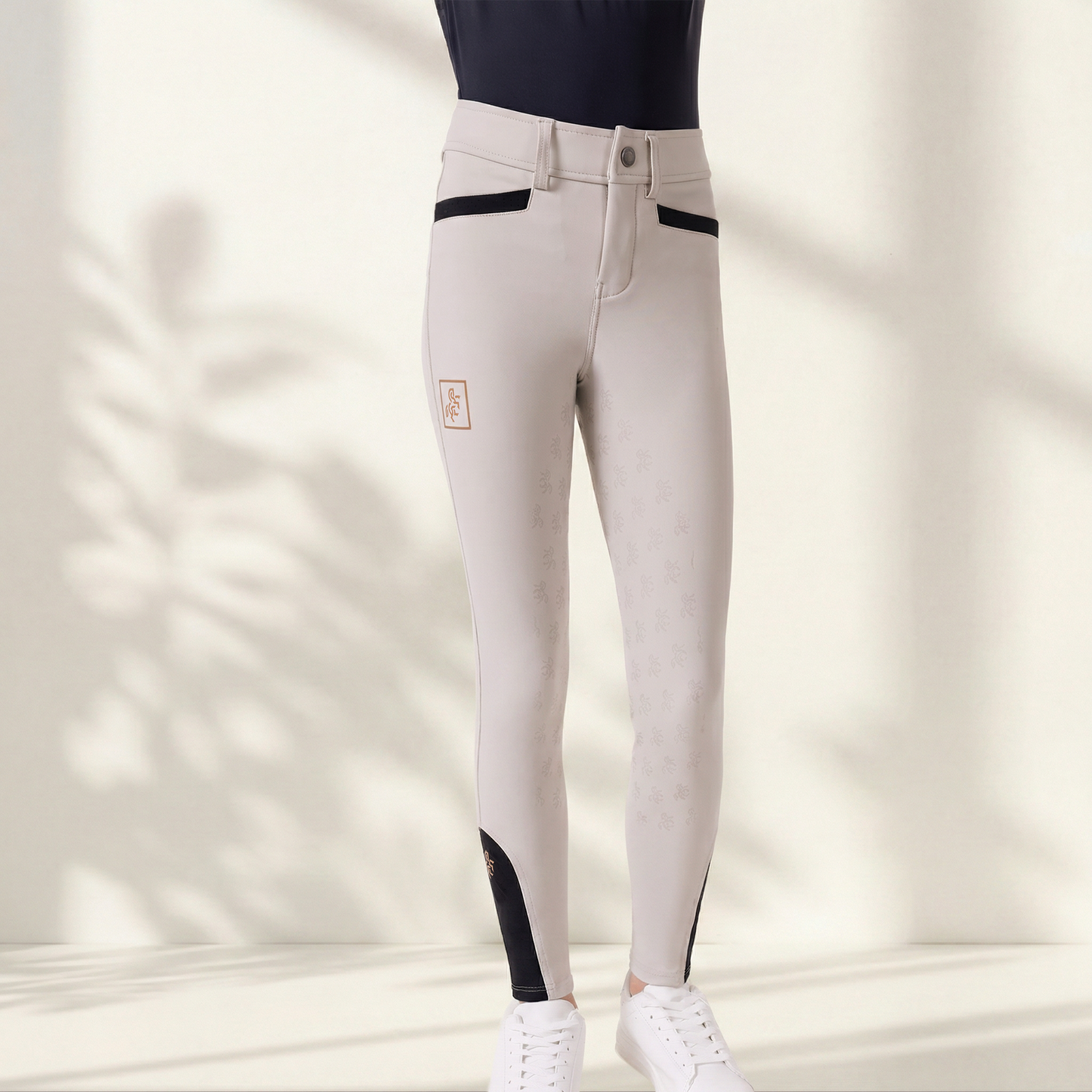 Kids' Competition Full Grip Breeches