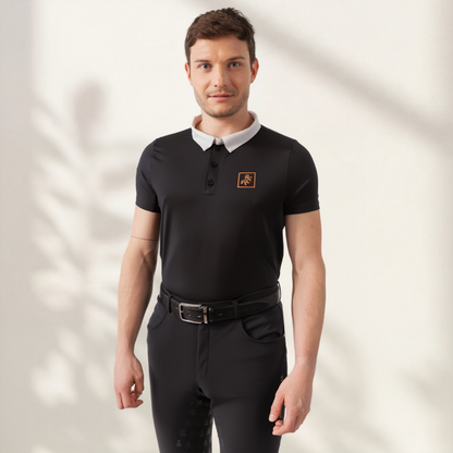 Men's Show Polo T-shirt Black