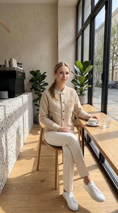 Ladies Luxury Royal Jacket - Large Logo