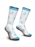 White Winter Socks