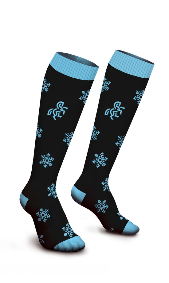 Black Winter Knee Socks