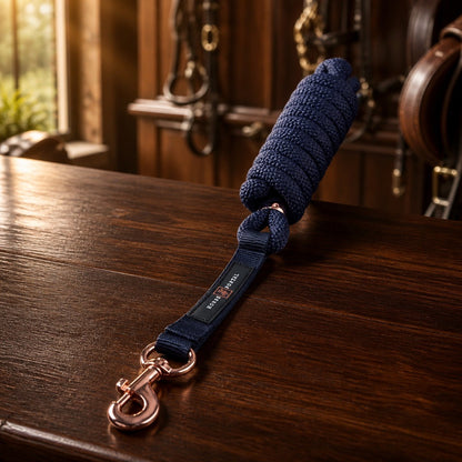 Leash Blue/Bronze Buckles