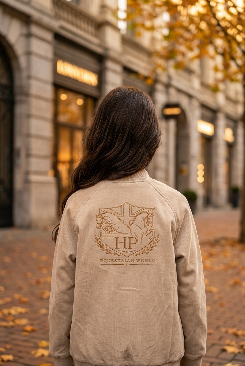 Girls' Luxury Royal Jacket - Large Logo