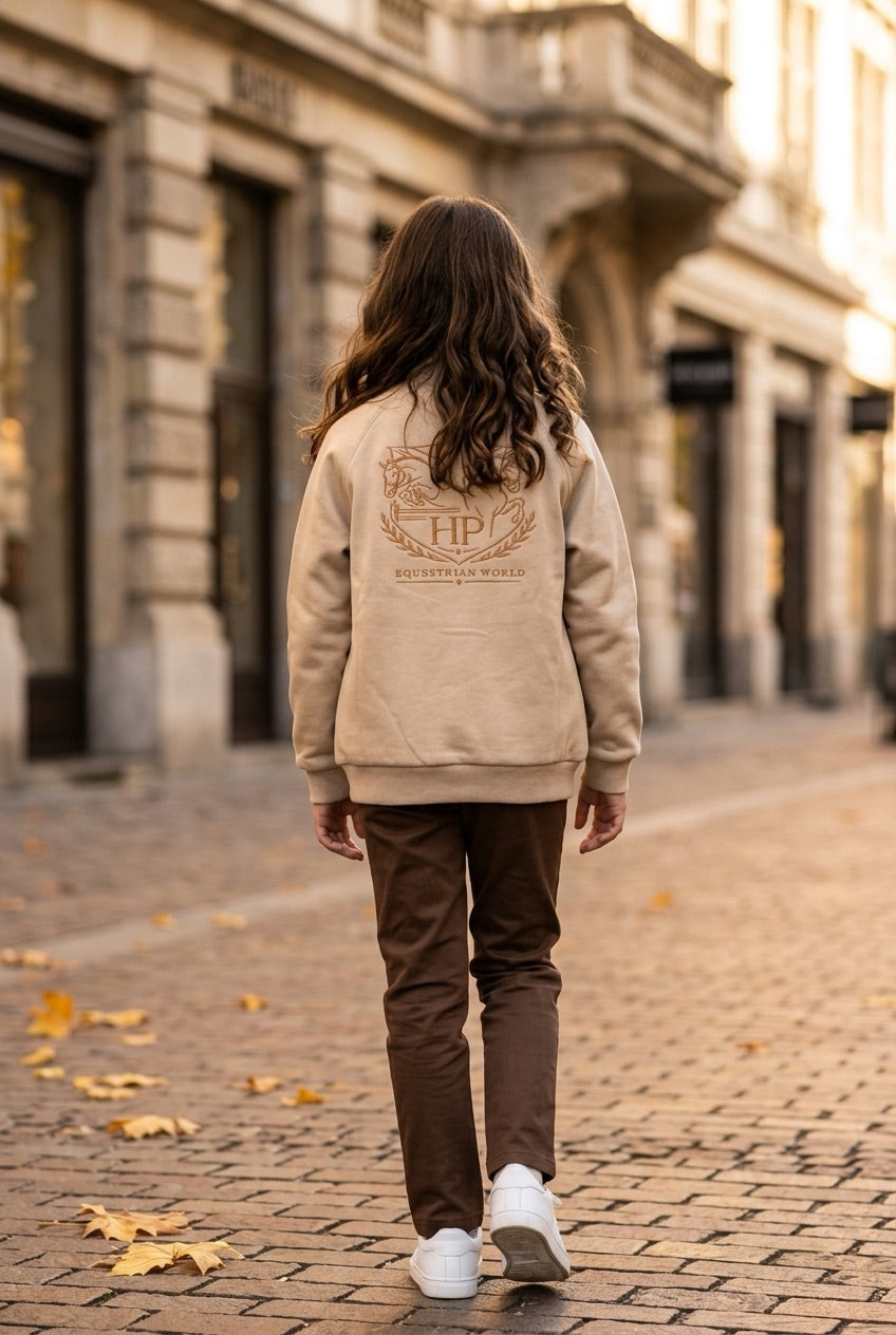 Girls' Luxury Royal Jacket - Large Logo