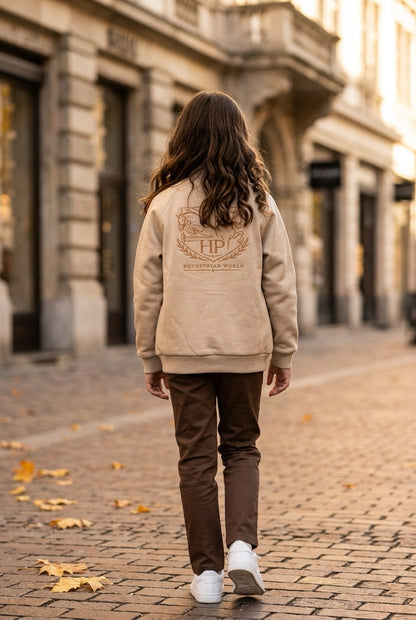 Girls' Luxury Royal Jacket - Large Logo