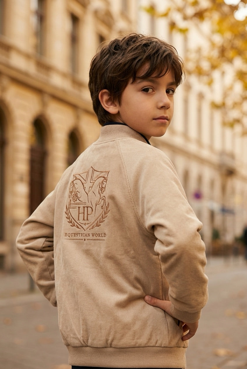 Boys' Luxury Royal Jacket - Large Logo