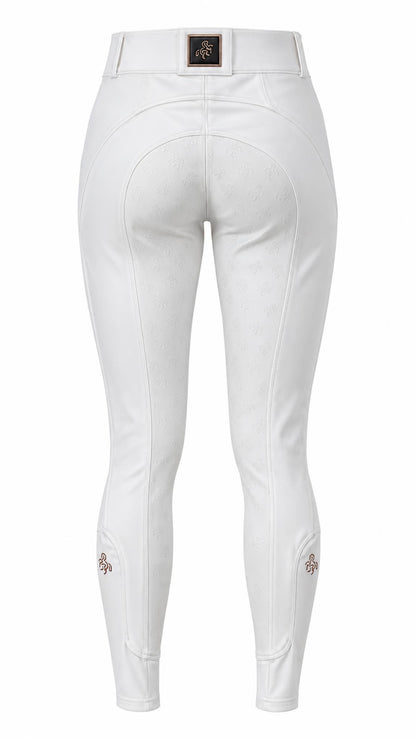 Women's Competition Full Grip Breeches White