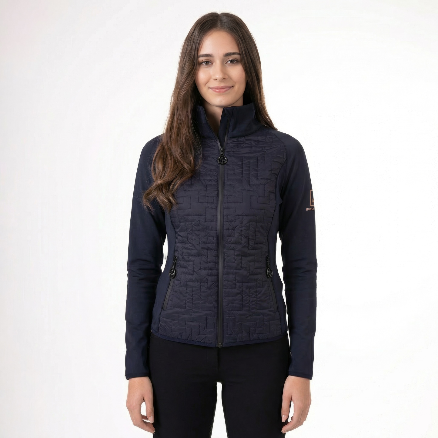 Women's Jacket with front quilting Navy