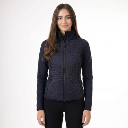 Women's Jacket with front quilting Navy
