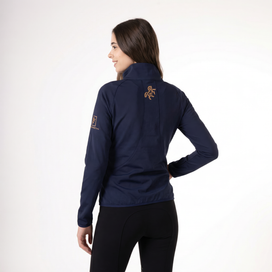 Women's Jacket with front quilting Navy