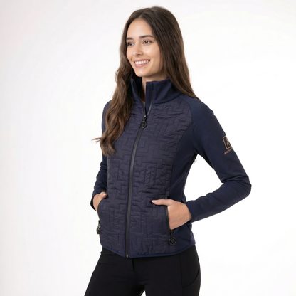 Women's Jacket with front quilting Navy