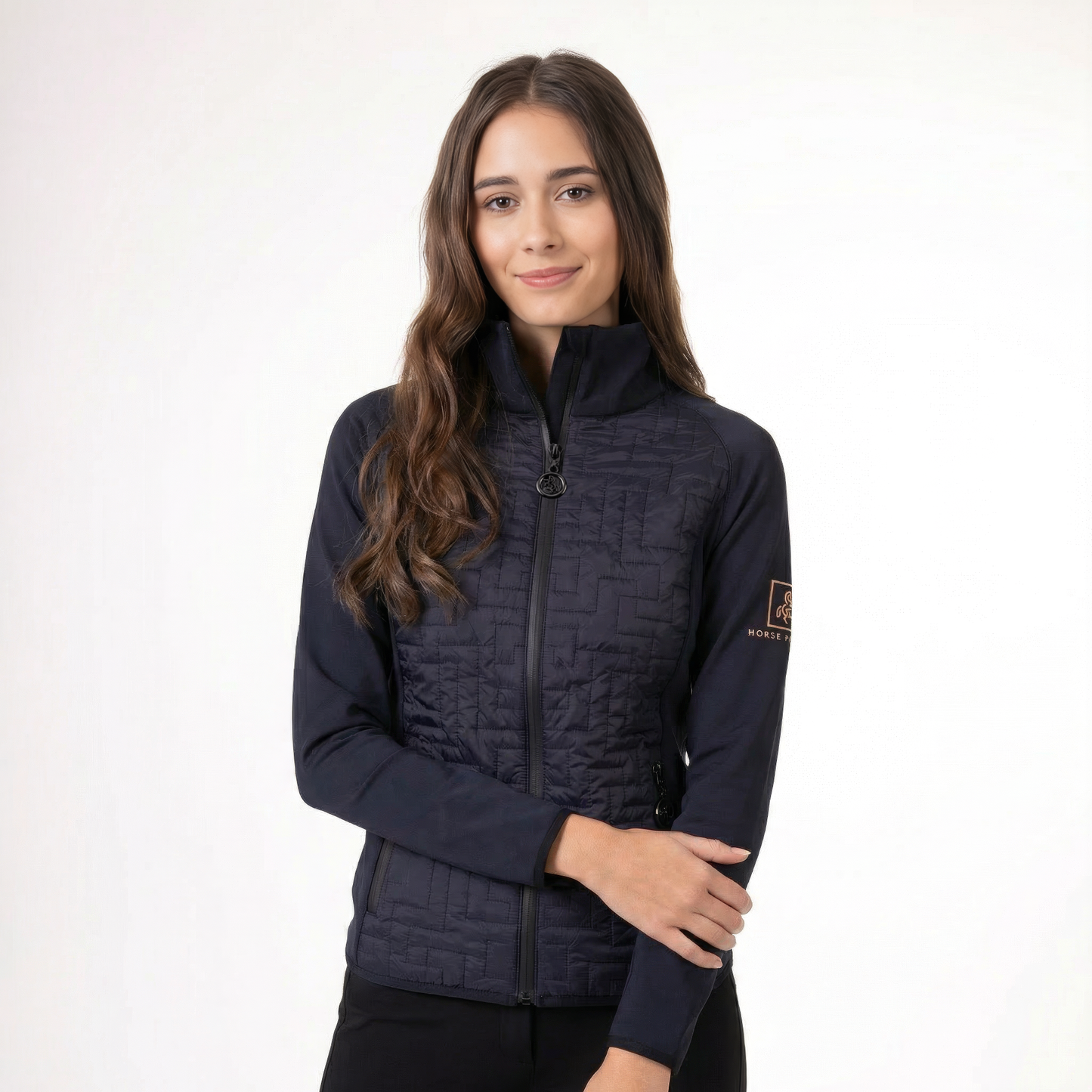 Women's Jacket with front quilting Navy