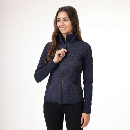 Women's Jacket with front quilting Navy