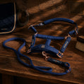 Halter Blue/Bronze Buckles