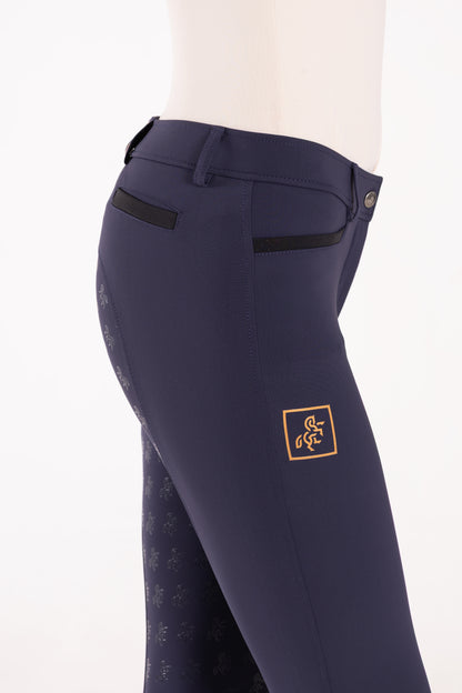 Women's Sports Full Grip Breeches Navy