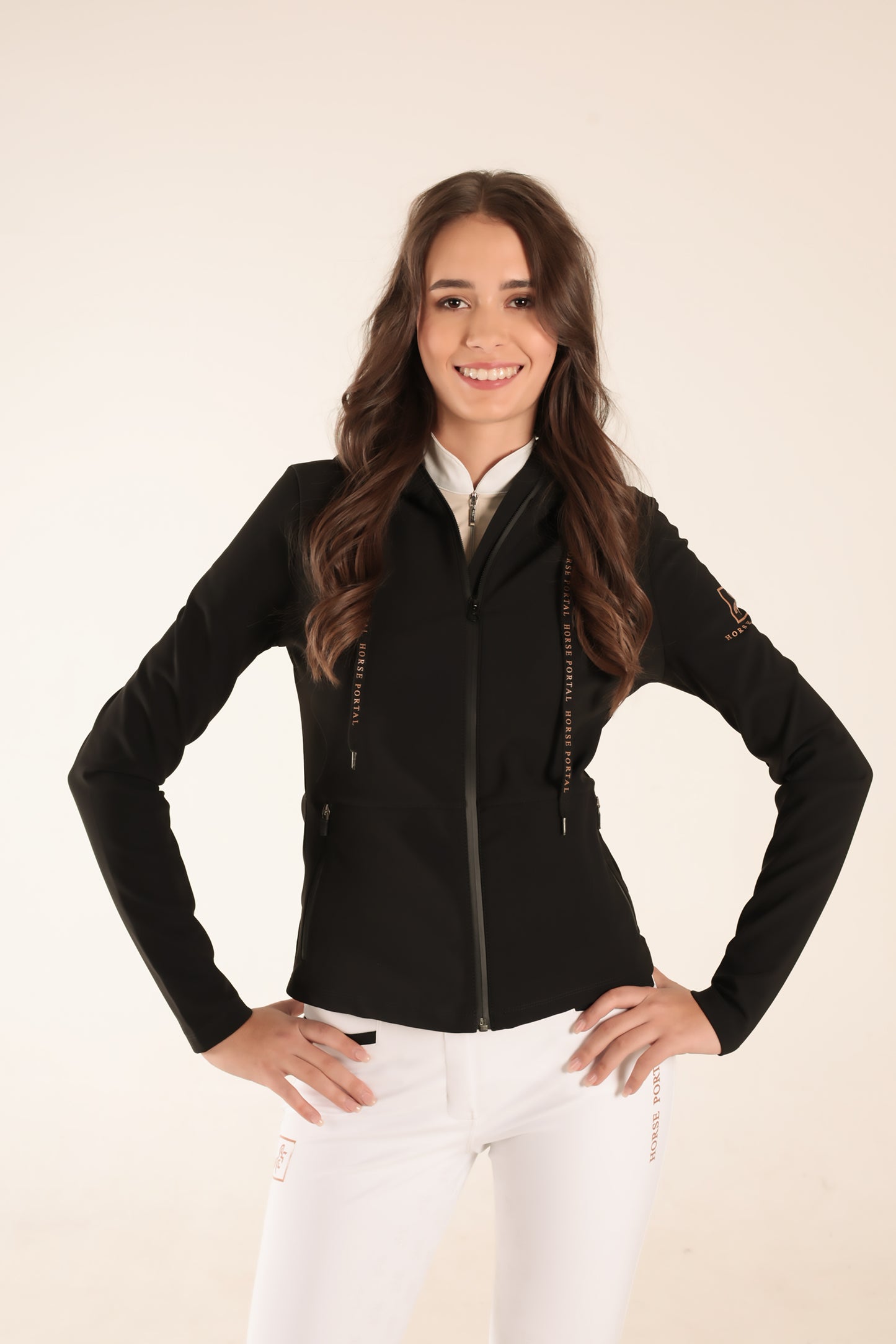 Women's jacket with Quilted Hoodie