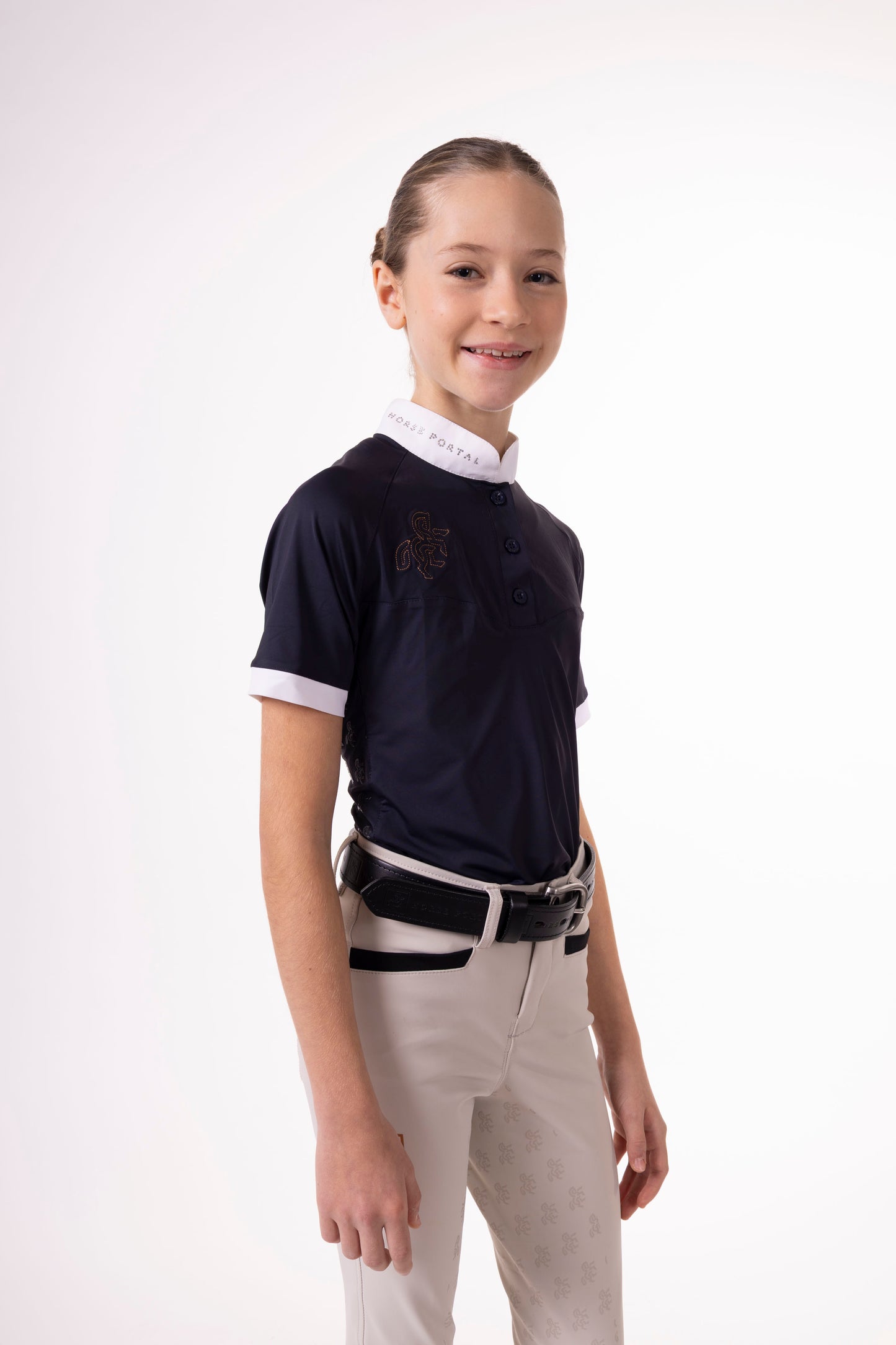 Girls' Competition Shirt Navy