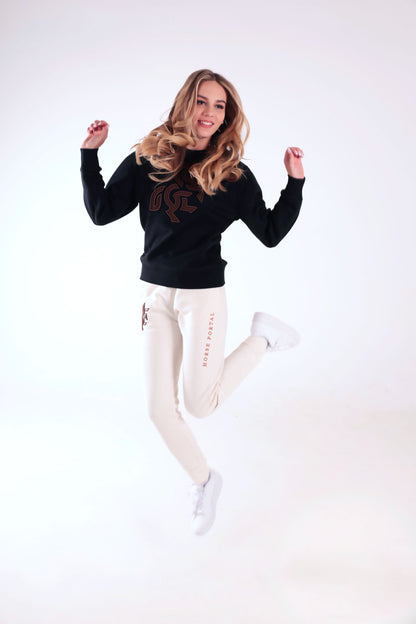 Women's Black Sweatshirt - Dark Logo