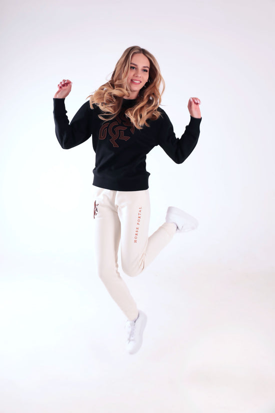 Women's Black Sweatshirt - Dark Logo