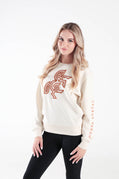Women's Ivory Sweatshirt - Bronze Logo
