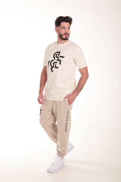 Men's T-Shirt Ivory - King Logo