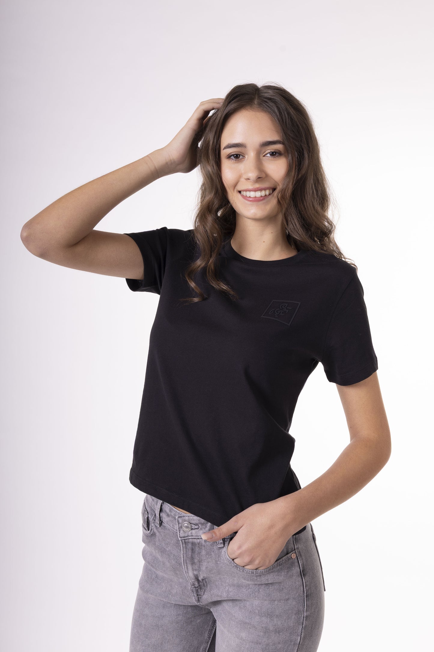 Women's Black T-Shirt - Small Logo
