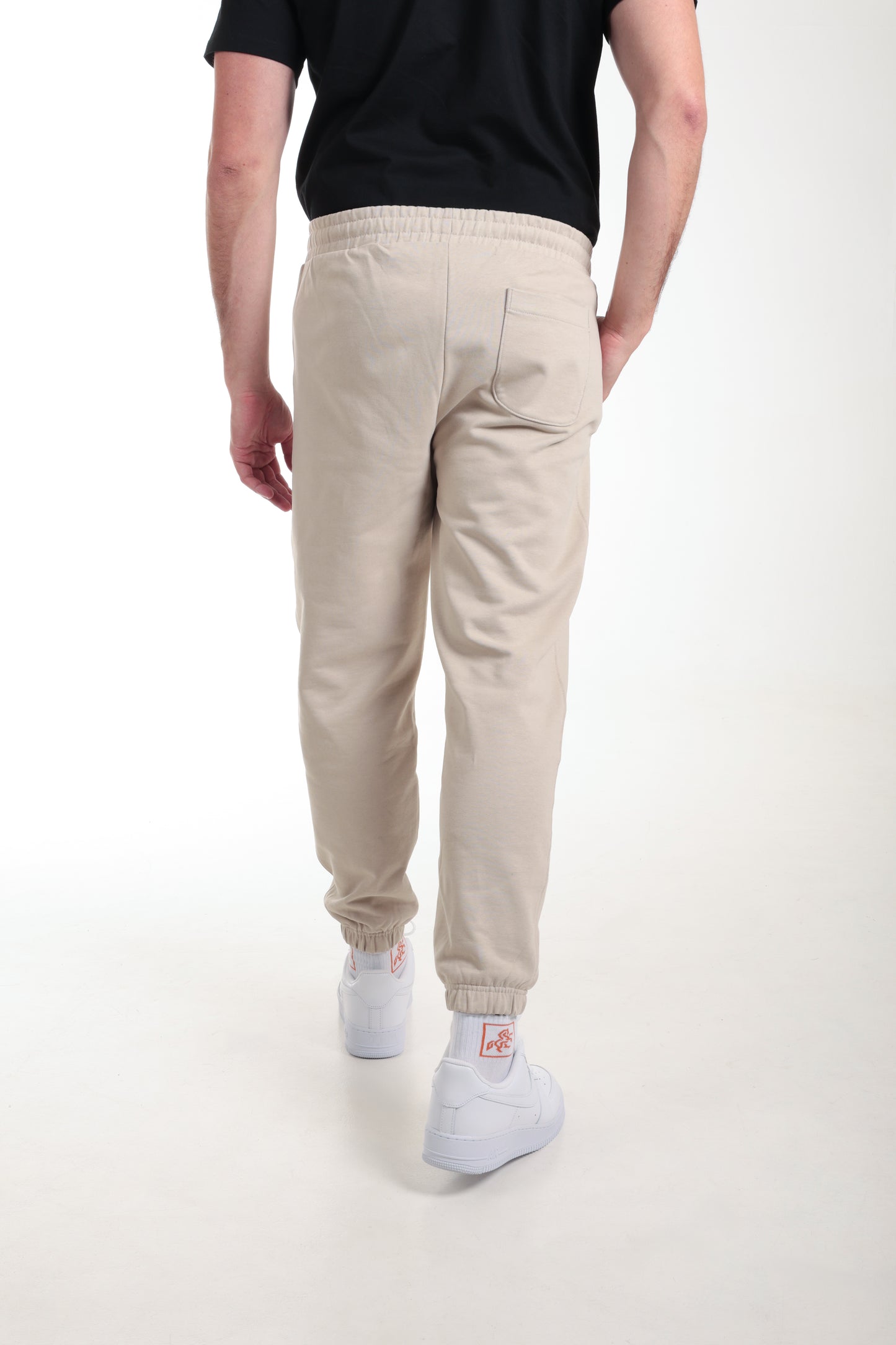 Men's Ivory Sweatpants Bronze Logo