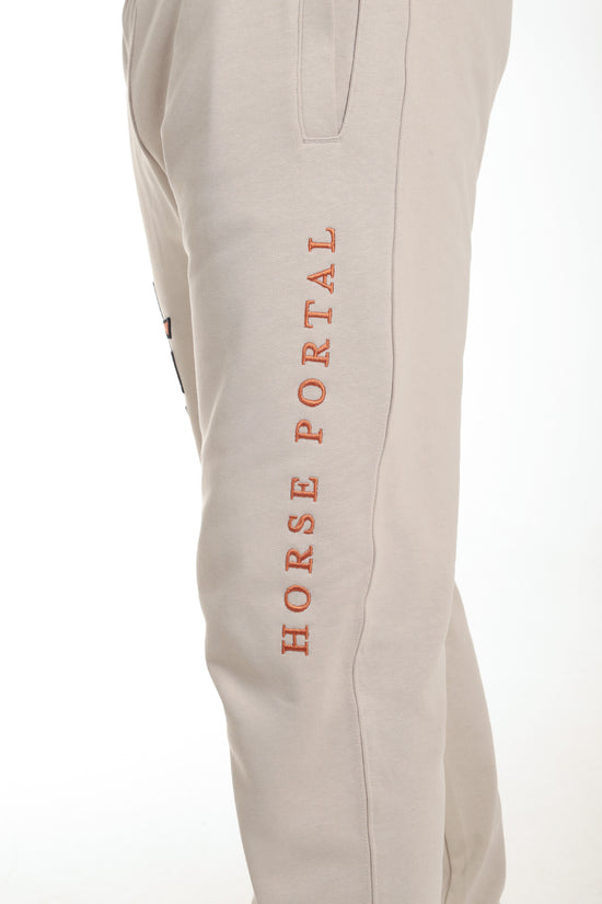 Men's Ivory Sweatpants Bronze Logo