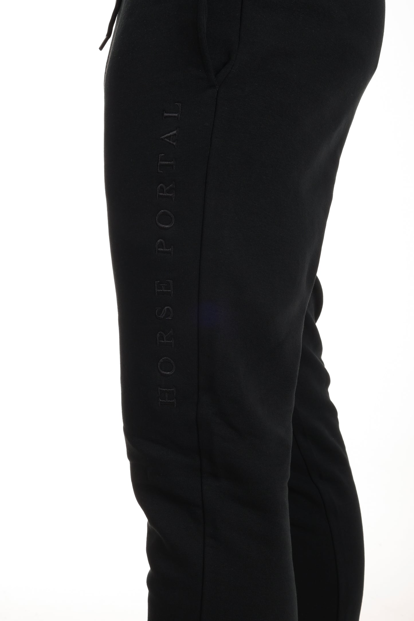 Men's Black Sweatpants Black Logo